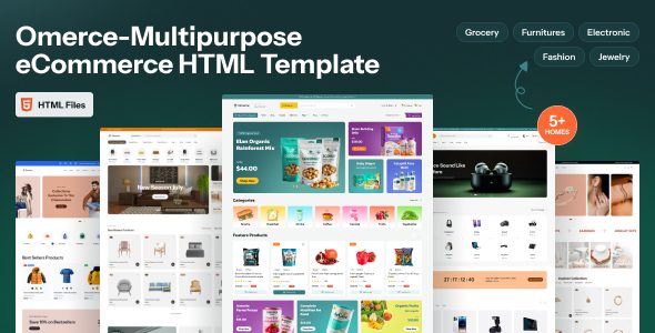 Omerce – Multipurpose eCommerce HTML Template