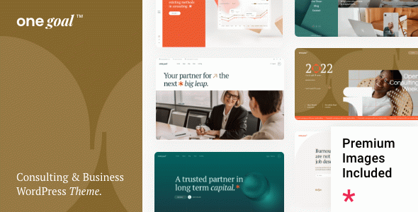 One Goal - Business Consulting WordPress Theme
