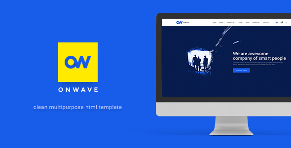 OnWave — Multipurpose Responsive HTML Template