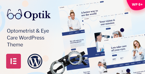 Optik - Optometrist & Eye Care WordPress Theme