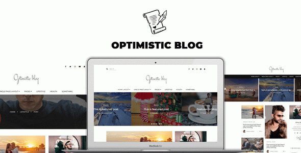 Optimistic Blog -Clean HTML Blog Template