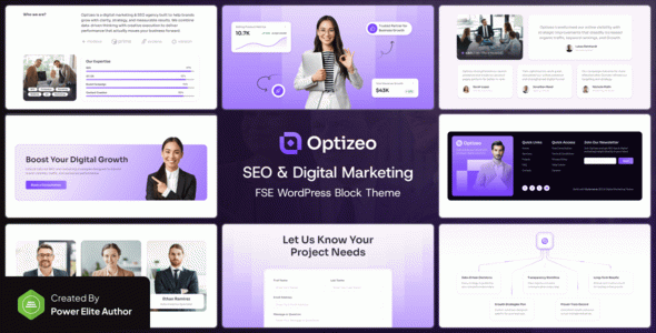 Optizeo – SEO & Digital Marketing FSE WordPress Block Theme