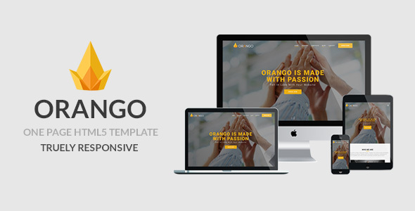 ORANGO - One Page Responsive HTML5 Template