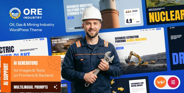 Ore - Oil, Gas & Mining Industry WordPress Theme