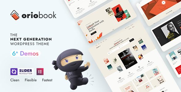 Oriobook – Book Store WooCommerce WordPress Theme with AI