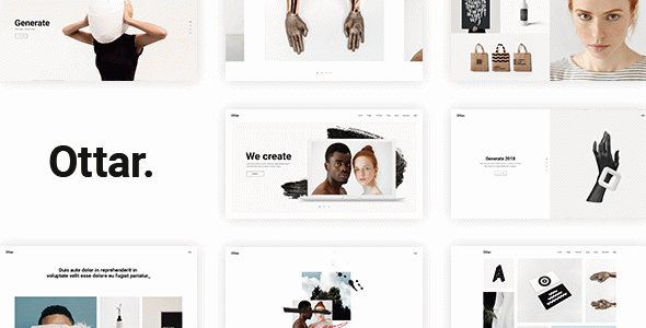 Ottar - Contemporary Portfolio WordPress Theme