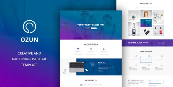 OZUN - Multipurpose HTML Template
