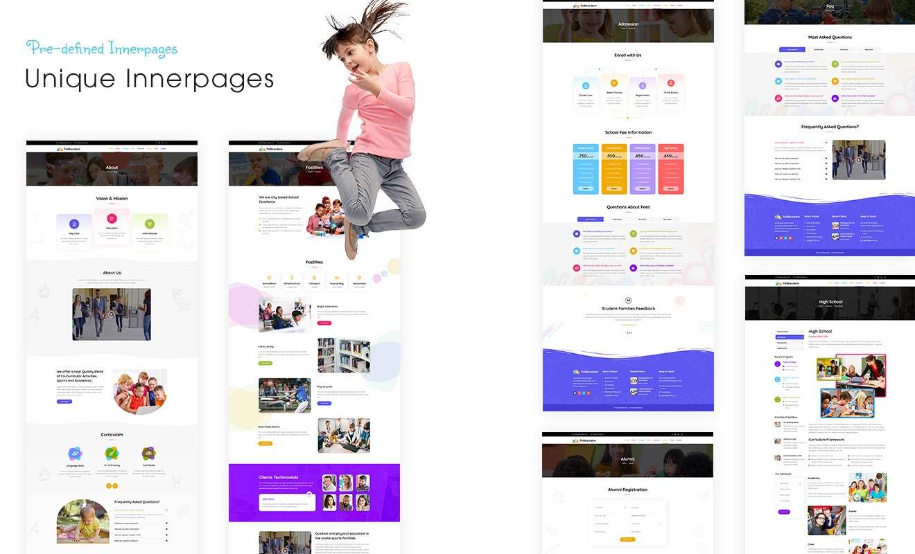 Pallikoodam Kids School WordPress Theme