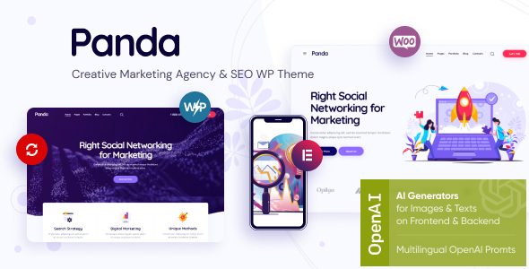 Panda - Digital Marketing & Adveritsing WordPress Theme