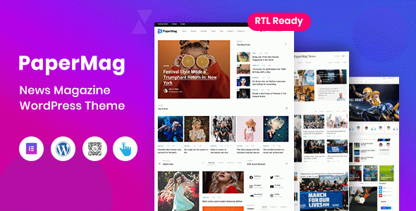 PaperMag - NewsPaper Magazine WordPress Theme