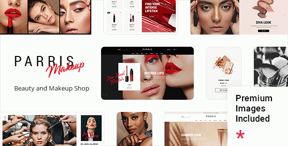 Parris - Beauty and Makeup Shop WordPress Theme