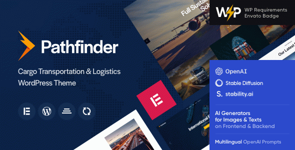 Pathfinder - Shipping, Supply & Delivery Services WordPress Theme