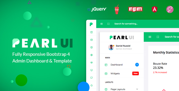 PearlUI Bootstrap 5 Admin Template