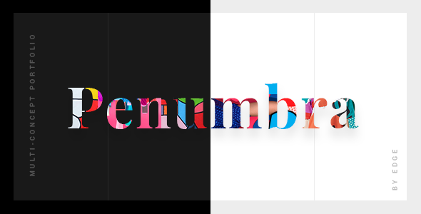 Penumbra - Multi-Concept Design Portfolio WordPress Theme