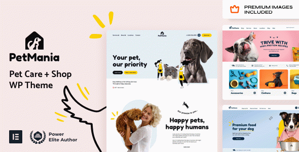 Pet Mania - Pet Shop WordPress Theme
