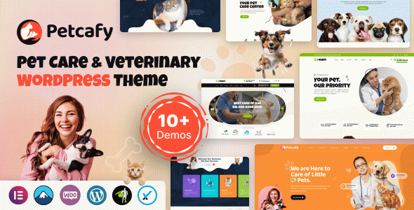 Petcafy - Pet Care & Veterinary WordPress Theme