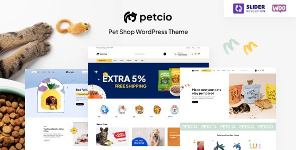 Petcio – Pet Store WooCommerce WordPress Theme with AI