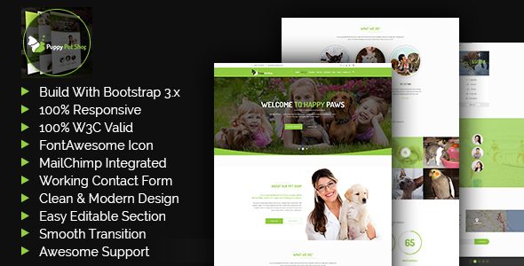 Petshop - Pet Shop, Veterinary HTML5 Template