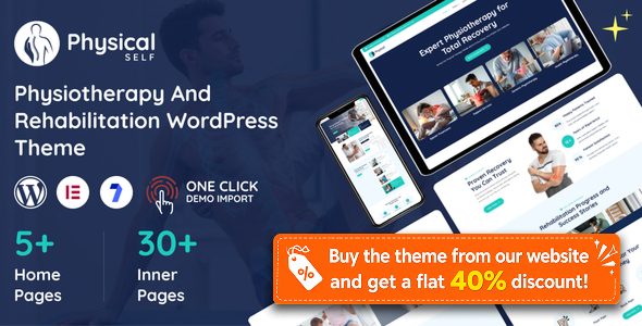 PhysicalSelf - Physiotherapy & Rehabilitation WordPress Theme