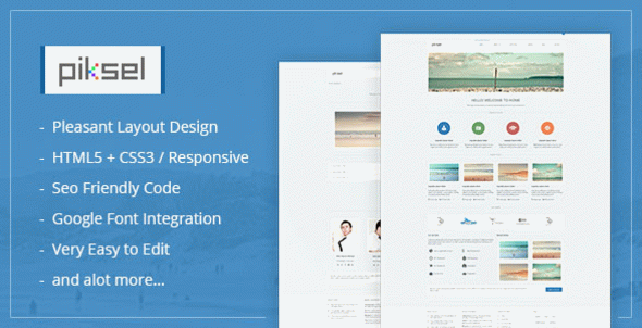Piksel - Creative and Portfolio WordPress Theme