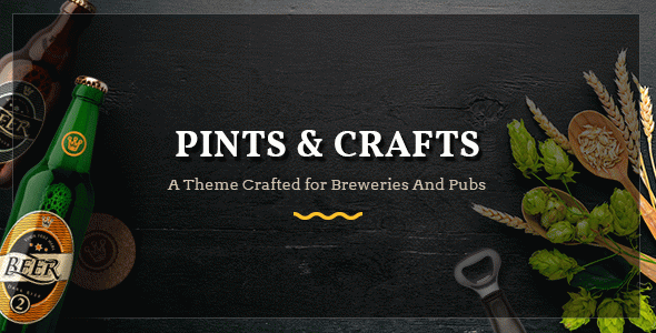 Pints&Crafts - Bar, Beer & Pub WordPress Theme