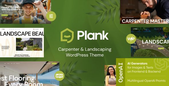 Plank - Carpenter, Flooring & Woodworker WordPress Theme