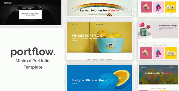 Portflow - Minimal Portfolio HTML Template