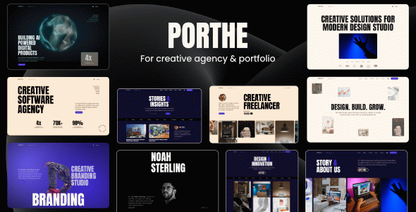 Porthe - A Creative Agency & Portfolio HTML Template
