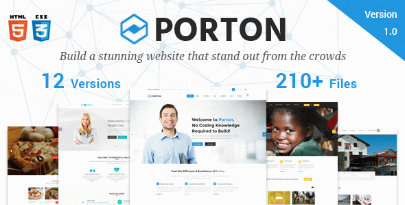 Porton | Responsive Multi-Purpose HTML5 Template