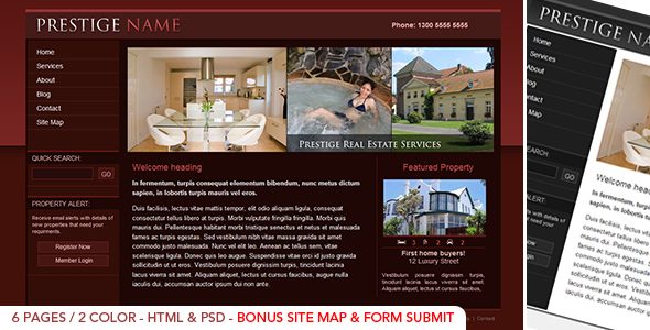 Prestige Realestate - HTML