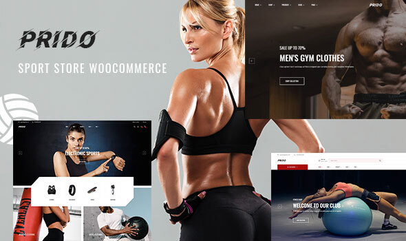 Prido – Sport Store WooCommerce WordPress Theme with AI