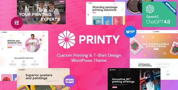 Printy ??? Print Shop & Printing Company WordPress Theme