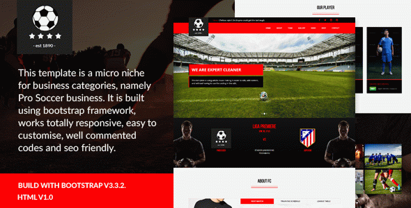 Pro Soccer - Football Club Template