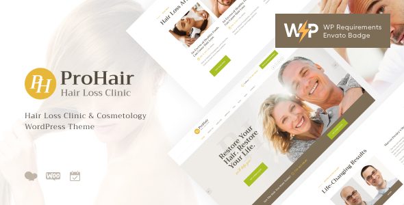 ProHair | Hair Loss & Transplantation Clinic WordPress Theme