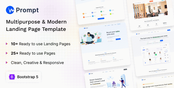 Prompt - Modern & Multipurpose Bootstrap 5 Template