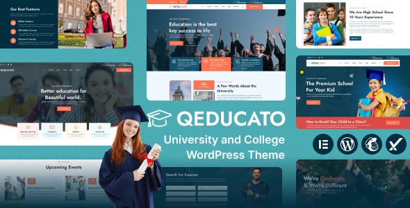 Qeducato - University and College WordPress Theme