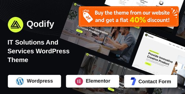 Qodify - IT Solutions And Services WordPress Theme