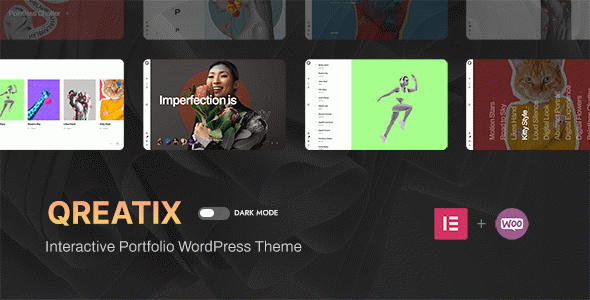 Qreatix ??? Interactive Portfolio WordPress Theme