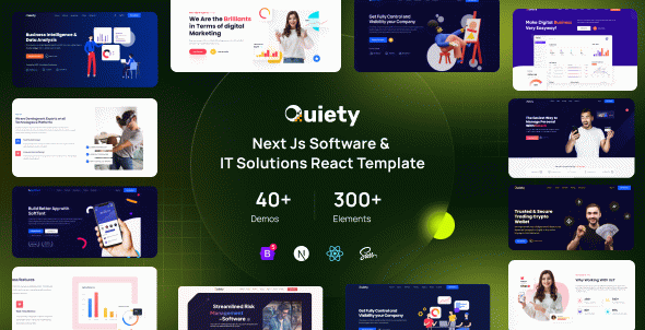 Quiety – Nextjs Software & IT Solutions Template