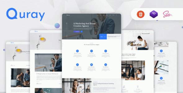 Quray – Business Consulting multipurpose HTML Template