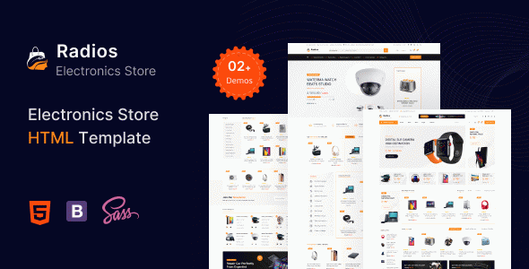 Radios - Electronics eCommerce HTML Template