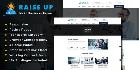 Raise Up : Business Consulting HTML Template