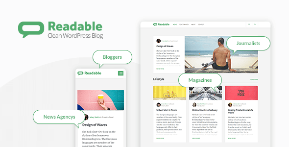 Readable ??? WordPress Blog Theme Focused on Readability
