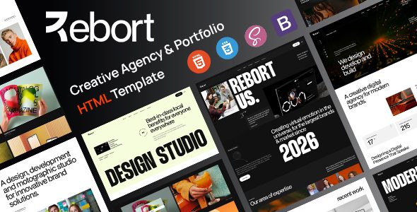 Rebort - Creative Agency & Portfolio HTML