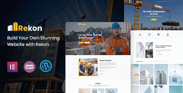 Rekon - Construction WordPress Theme