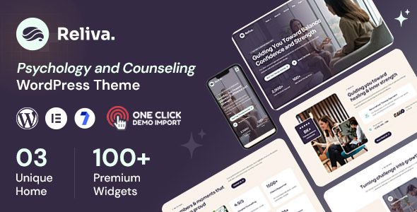 Reliva | Mental Health & Counseling WordPress Theme