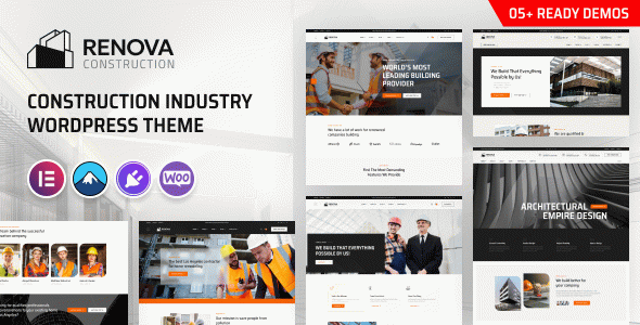 Renova - Construction Industry WordPress Theme