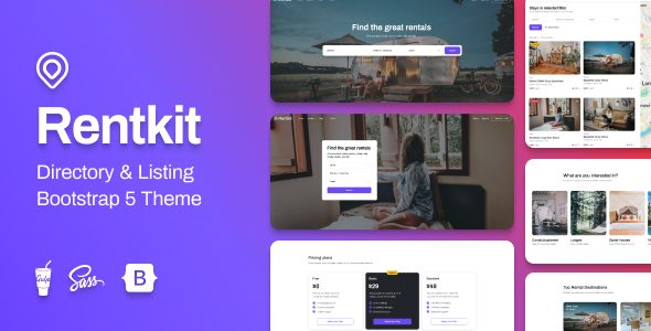 Rentkit - Directory & Listing Bootstrap 5 Theme