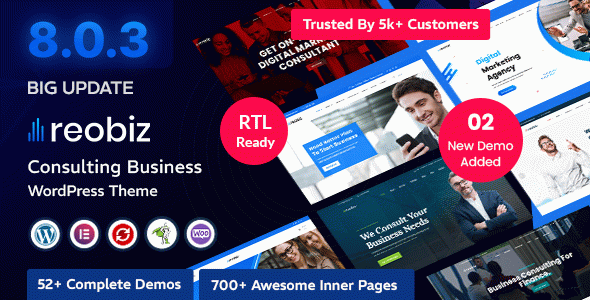 Reobiz - Consulting Business WordPress Theme