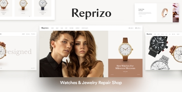 Reprizo - Jewelry Store & Watch Shop WordPress Theme